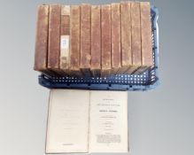 A set of twelve antique volumes 'The History and Decline of the Roman Empire' by Edward Gibbon