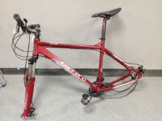A Carrera 6061-T6 bike frame