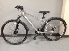 A Trek Dual Sport II front suspension hybrid bike