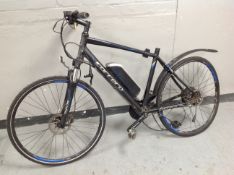 A Carrera Crossfire electric front suspension bike (as found)