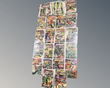 Forty-eight 20th century Marvel comics : Tales of Suspense featuring Iron Man and Captain America