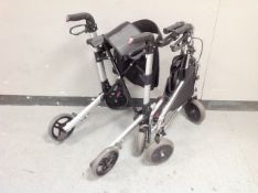 Two mobility walking aids