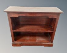 A reproduction open bookcase (width 102cm)