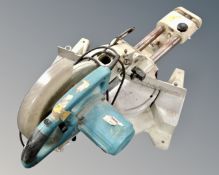 A sliding compound mitre saw