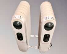 Two Winterwarm oil filled radiators.