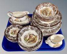 A collection of Royal Worcester Palissy game series dinnerware.