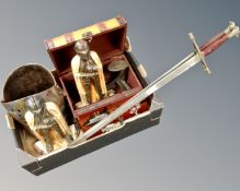 A box of knight fire companion sets, shoe last,