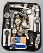 A collection of gent's writstwatches, Atlas editions etc.