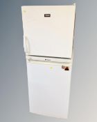 A Hotpoint underbench fridge together with a Zanussi benchtop freezer.