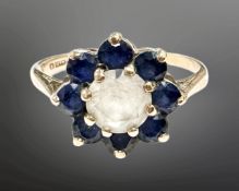 A 9ct gold dress ring,