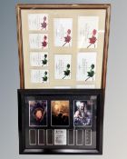 A Lord of the Rings Fellowship of the Ring Series 3 35mm filmcel triple presentation,