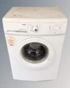 A Zanussi 6kg washer.