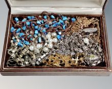 A selection of opera and muff chains and a spectacle anchor chain