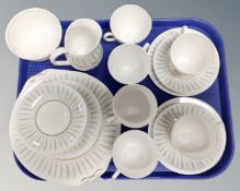 A 21 piece Queen Anne Caprice bone china tea service.