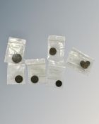 A nice Victorian model penny token, 1844 half farthing (3),