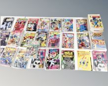 A box of Marvel comics to include Silver Surfer, X-Men, Ghost Rider, Micronauts issue 1,