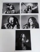 Janis Joplin vintage silver gelatin photographs,