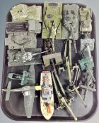 A tray of mainly 20th century Dinky toys,