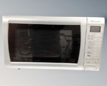 A Panasonic inverter microwave.