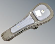 A Tribal Planet guitar case.