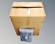 A box containing 16 450mm by 540mm grey bath mats, boxed as new.