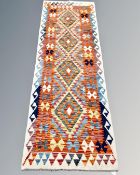 A Chobi kilim runner,