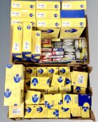 Two boxes containing Comline assorted car filters, boxed,