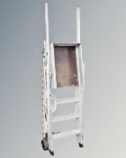 A Tubesca folding aluminium decorating platform.