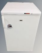 A Zanussi underbench freezer.