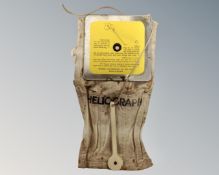 A WW II Heliograph mirror in original canvas bag