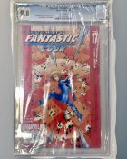 A CGC Universal Grade comic Fantastic Four #17, slabbed and graded 9.8.