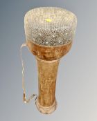 An African djembe drum.