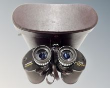 A set of Chinon Countryman 10x50 extra wide angle field glasses in case.