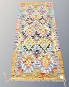 A Chobi kilim runner,