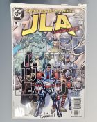 A DC Comics Justice League of America #1 variant, signed by Ed McGuinness, number of 3 of 299,