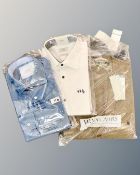 A Charles Tyrwhitt gent's pure cotton shirt, blue, size 15.