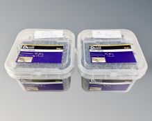 Two Diall 5kg tubs of 2.4 x L50 MM nails.
