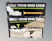 4200 general purpose double countersunk wood screws.