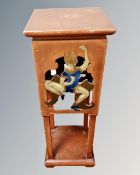 A painted South East Asian plant stand.