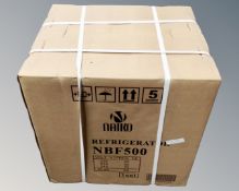 An Naiko benchtop fridge, boxed and new.