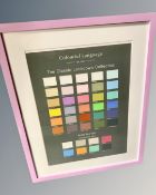 Contemporary British School : Colourful Language - Est.