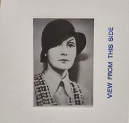 Vintage Greta Garbo 35mm negatives of her in hat and in 1922 as a store model.