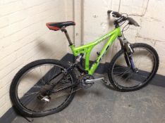 A GTXCR 2000 full suspension mountain bike