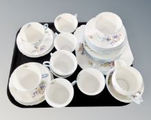 28 pieces of Shelley Wild flowers bone tea china.