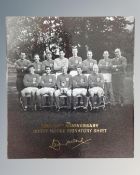 A Score Draw official retro England 50th anniversary Bobby Moore shirt in presentation box