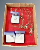 A collection of costume jewellery,