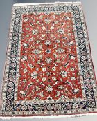 A Keshan rug, Isfahan Province, Central Iran,