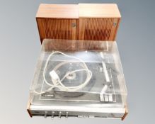 A retro Philips stereo system with speakers