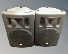 A pair of The Box PA502P two-way passive speakers