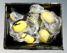 A box of EF Global ear defenders
